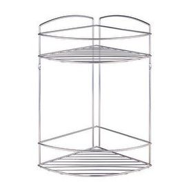 Tekno-Tel JM002 2 Katlı Banyo Köşe Rafı