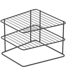 Tekno-Tel KB091 Dolap İçi Düzenleyici Metal Mat Siyah Mutfak Rafı