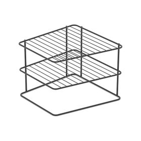 Tekno-Tel KB091 Dolap İçi Düzenleyici Metal Mat Siyah Mutfak Rafı