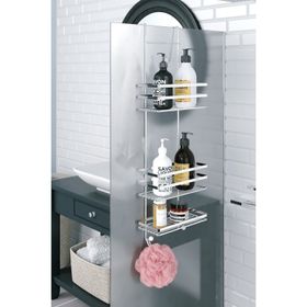 Tekno-Tel LM580 Krom Üç Katlı Duşakabin Rafı
