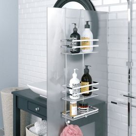 Tekno-Tel LM580 Krom Üç Katlı Duşakabin Rafı