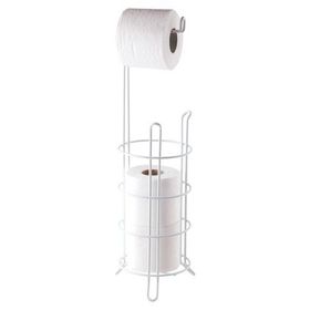 Tekno-Tel MG093 Beyaz Yedekli Ayaklı Wc Kağıtlık