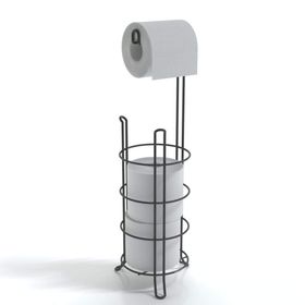 Tekno-Tel MG093 Krom Yedekli Ayaklı Wc Kağıtlık