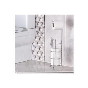 Tekno-Tel MG093 Krom Yedekli Ayaklı Wc Kağıtlık
