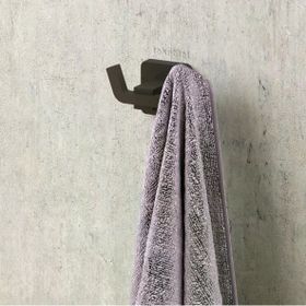 Tekno-Tel MG336 Siyah Banyo Havlu Askısı
