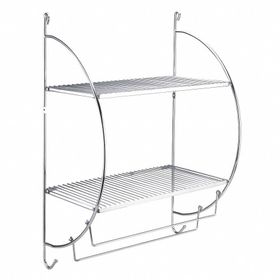 Tekno-Tel MG501 Otel Tipi 2 Katlı Havlu Rafı