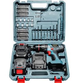 Tekno Trust Alman Darbeli 258 VF 12 Ah 13 mm Çelik Mandren 2 Akülü 82 Parça 10 Pilli Şarjlı Matkap