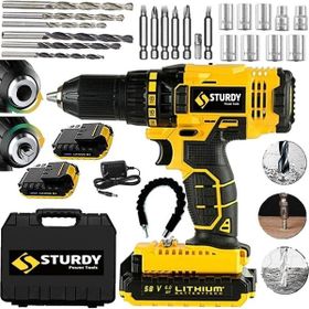 Tekno Trust Li-Ion Torks 58 V 10 Ah Çelik Şanzuman Çift Akülü Darbeli Şarjlı Matkap Vidalama