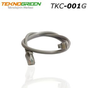 Teknogreen TKC-001G 1 mt Gri Cat6 Kablo
