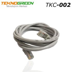 Teknogreen TKC-002 2 mt Gri Cat6 Kablo