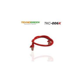 Teknogreen TKC-006K 0.6 m Kırmızı Cat6 Kablo