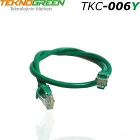 Teknogreen TKC-006Y 0.6 m Yeşil Cat6 Kablo