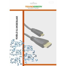 Teknogreen TKD-222 HDMI Micro HDMI 1.5 m Çevirici Kablo