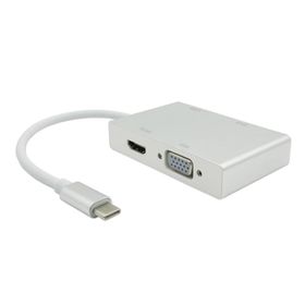 Teknogreen TKD-866 USB Tip C Vga Dvi HDMI USB Dönüştürücü