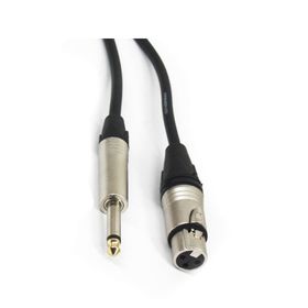 Teknogreen TKS-410 10 m XLR Dişi 6.3 mm Mono Erkek Kablo