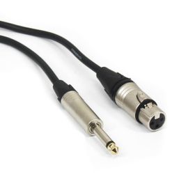 Teknogreen TKS-410 10 m XLR Dişi 6.3 mm Mono Erkek Kablo