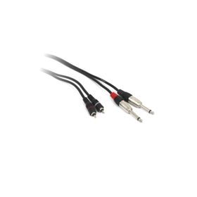 Teknogreen TKS-905 2x6.3 mm Mono Erkek 2xRca Erkek 5 m Kablo