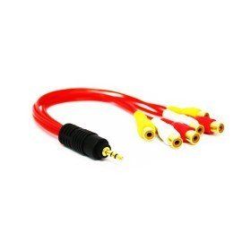 Teknogreen TKY-108 Stereo 6x Rca Dişi Kablo