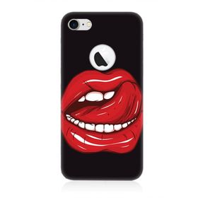 Teknomeg TELKRMEGAPP7-0212 Apple Iphone 7 Kırmızı Dudak Kabartma Kılıf