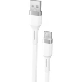 Teknonet TN-DC02 Beyaz 100 cm Plastik Micro Şarj ve Data Kablosu