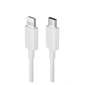 Teknonet TN-DC15 20W PD Plexy 100 cm Beyaz Type-C to Lightning Şarj ve Data Kablosu