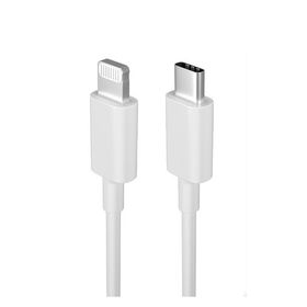 Teknonet TN-DC15 20W PD Plexy 100 cm Beyaz Type-C to Lightning Şarj ve Data Kablosu