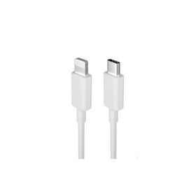 Teknonet TN-DC15 20W PD Plexy 100 cm Beyaz Type-C to Lightning Şarj ve Data Kablosu