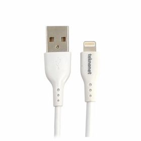 Teknonet TN-DC17 Plastik 100 cm Beyaz Lightning Şarj ve Data Kablosu