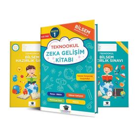 Teknookul Yayınları 1. Sınıf Seviye 1 Bilsem Sınavı Hazırlık Seti