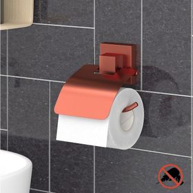 Teknotel Easyfix Yapışkanlı Kapaklı Tuvalet Kağıtlık