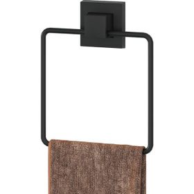 Teknotel EF234 Mat Siyah Easyfıx Yapışkanlı Kare Havluluk