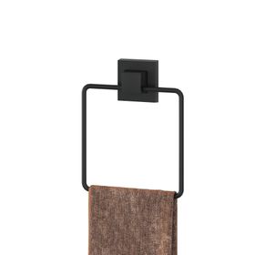 Teknotel EF234 Mat Siyah Easyfıx Yapışkanlı Kare Havluluk