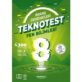 Teknotest Yayınları - 8. Sınıf Fen Bilimleri Branş Denemeleri