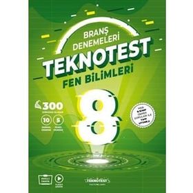Teknotest Yayınları - 8. Sınıf Fen Bilimleri Branş Denemeleri