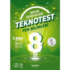 Teknotest Yayınları - 8. Sınıf Fen Bilimleri Branş Denemeleri
