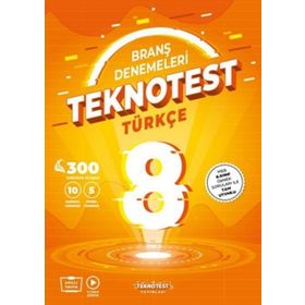 Teknotest Yayınları - 8. Sınıf Türkçe Branş Denemeleri