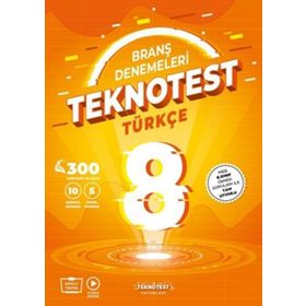 Teknotest Yayınları - 8. Sınıf Türkçe Branş Denemeleri