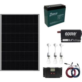 Teknovasyon Arge 170 Watt TV Aydınlatma Güneş Paneli Solar Paket