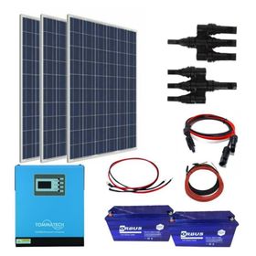Teknovasyon Arge Bağ Evi Solar Paketi 3KVA İnverter 285W Güneş Paneli 100AH Jel Akü Bağ Evi Off Grid Paket Güneş Enerjisi