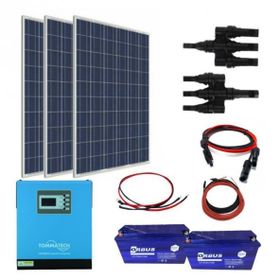 Teknovasyon Arge Bağ Evi Solar Paketi 3KVA İnverter 285W Güneş Paneli 100AH Jel Akü Bağ Evi Off Grid Paket Güneş Enerjisi