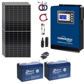Teknovasyon Arge Bağ Evi Solar Paketi 3KVA İnverter 285W Güneş Paneli 100AH Jel Akü Bağ Evi Off Grid Paket Güneş Enerjisi