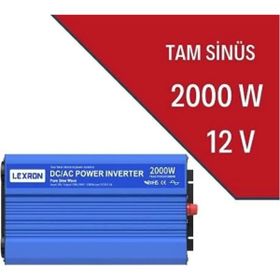 Teknovasyon Arge Carspa Lexron 12 Volt 220 Volt Çevirici 2000 Watt Tam Sinüs İnvertör Tam Sinüs İnverter