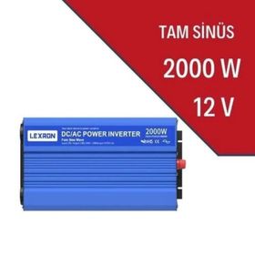 Teknovasyon Arge Carspa Lexron 12 Volt 220 Volt Çevirici 2000 Watt Tam Sinüs İnvertör Tam Sinüs İnverter