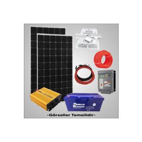 Teknovasyon Arge Karavan Solar Paketi 1000 Watt Şarjlı İnverter 205W Güneş Paneli