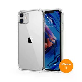 Teknoway iPhone 11 Crystal Siyah Şeffaf Sararmaz Silikon Kılıf