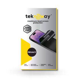 Teknoway iPhone 11 Pro Max/Xs Max Antistatik Ekran Koruyucu Hayalet Cam