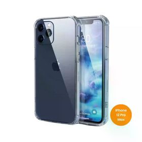 Teknoway iPhone 12 Pro Max Şeffaf Silikon Kılıf