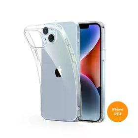 Teknoway iPhone 13-14 Sararmaz Şeffaf Silikon Kılıf
