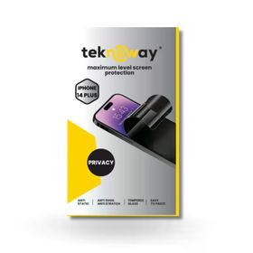 Teknoway iPhone 14 PLUS Antistatik Hayalet Cam Ekran Koruyucu