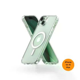 Teknoway iPhone 15 Plus MagShield Magsafe Şeffaf Kılıf